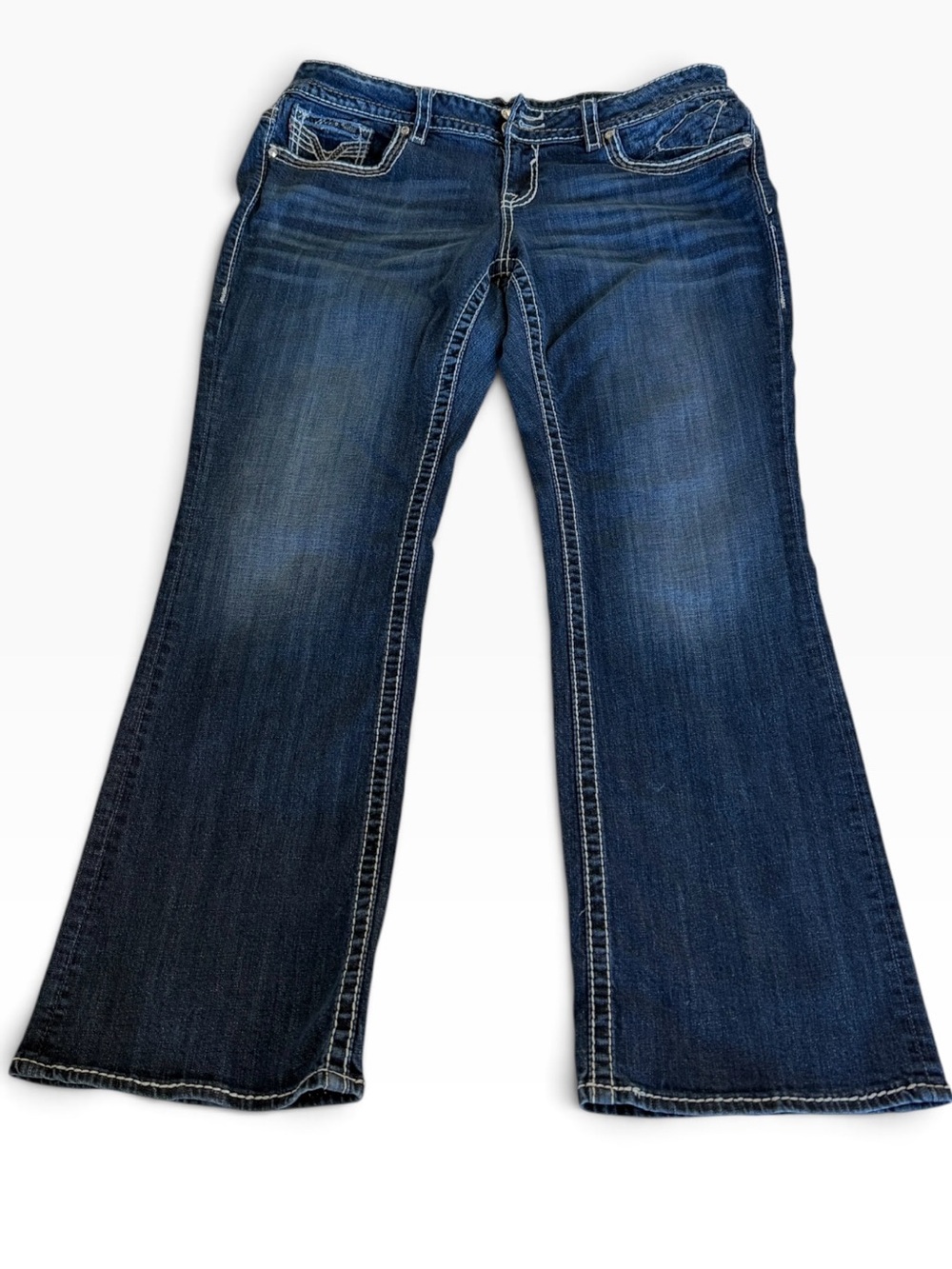 Vigoss The New York Bootcut Jeans Size 18 Western Pocket Detail